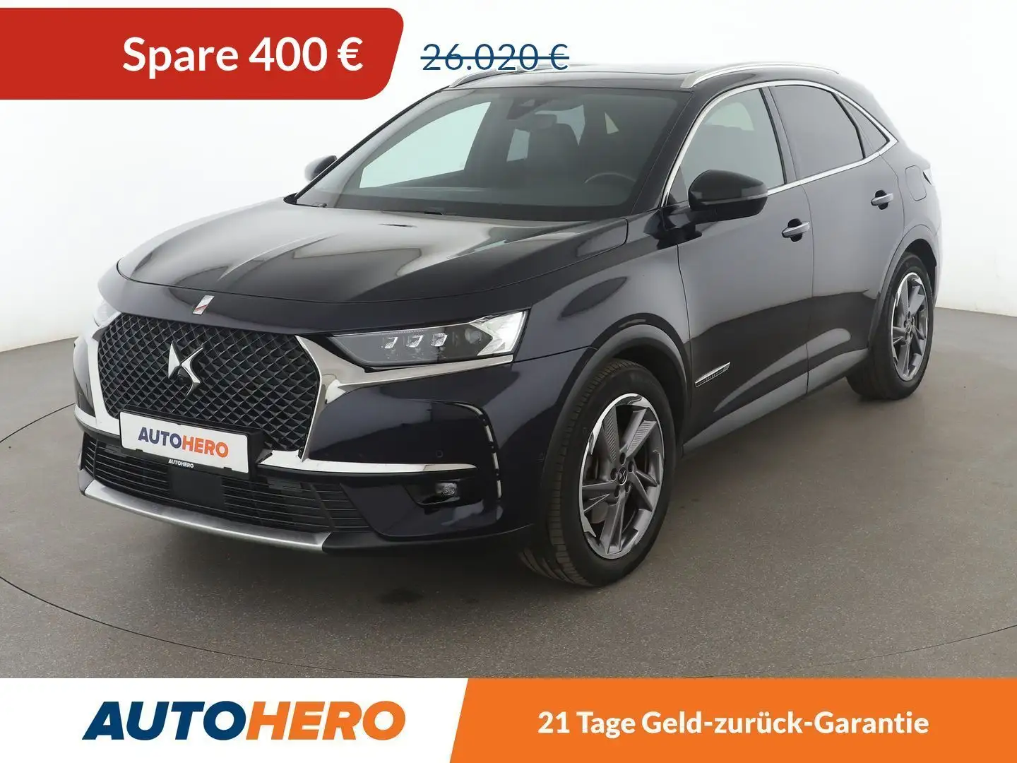 DS Automobiles DS 7 Crossback 1.6 E-Tense Hybrid Be Chic 4x4 Aut.*NAVI*LED*ACC* Blau - 1