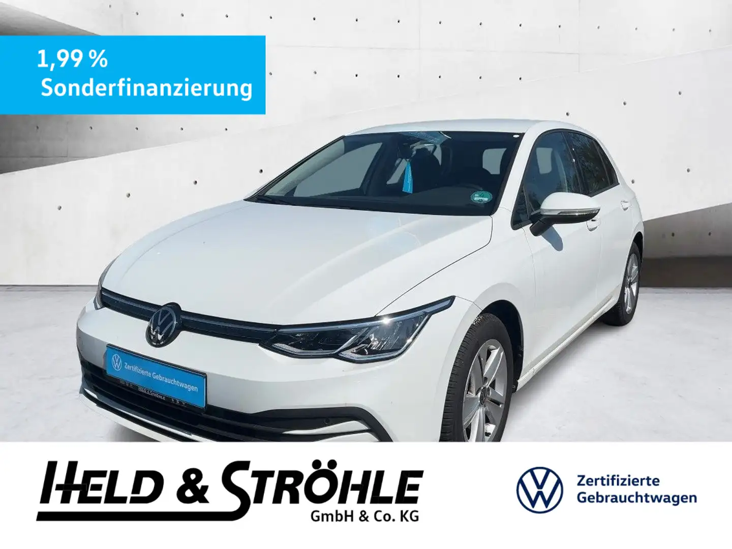 Volkswagen Golf 8 Life 1.5 TSI LED NAV PDC SHZ APP DAB+ Wit - 1