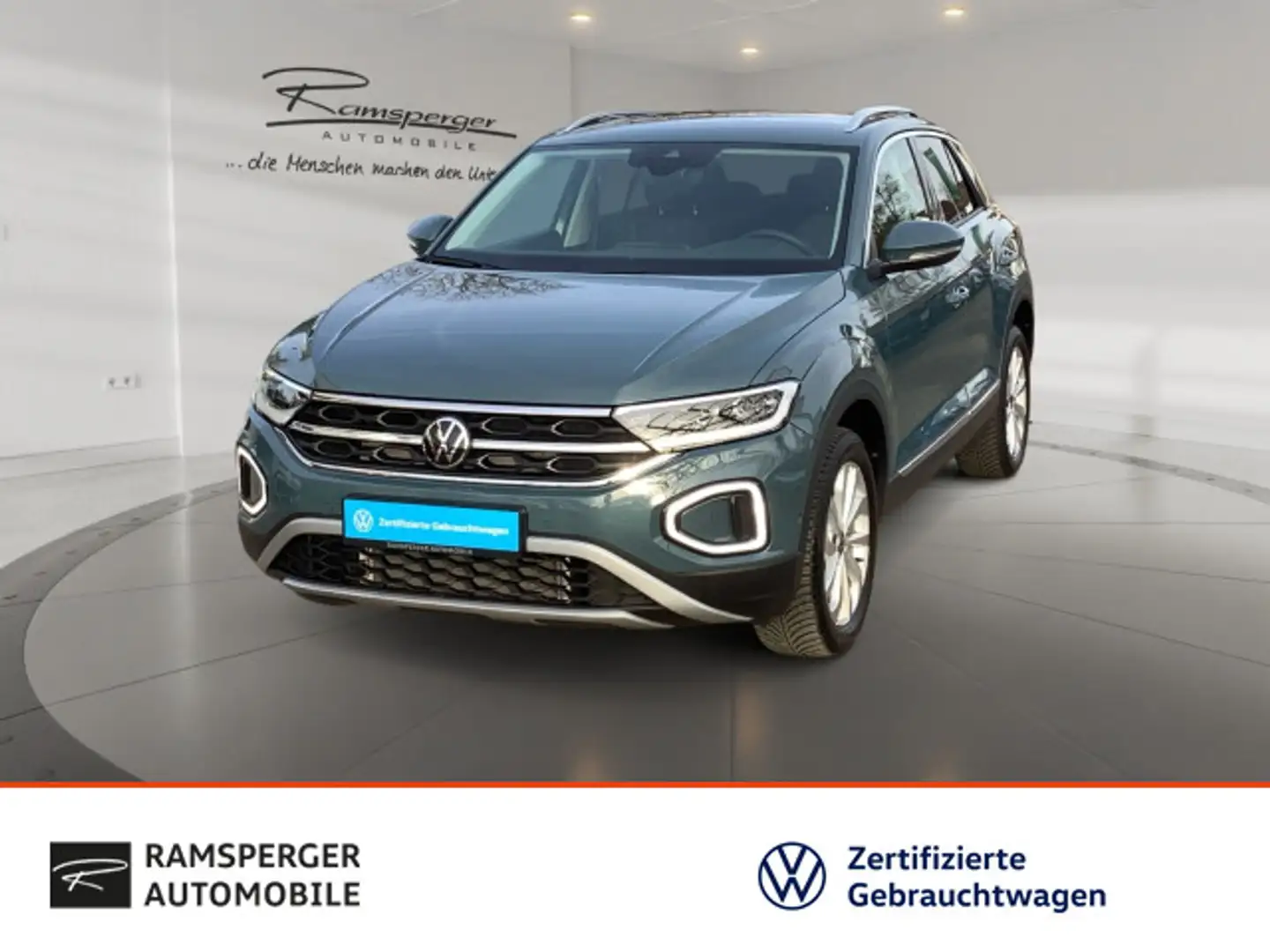 Volkswagen T-Roc 1.5 TSI DSG Style ACC LED Navi Keyless Kam Blau - 1