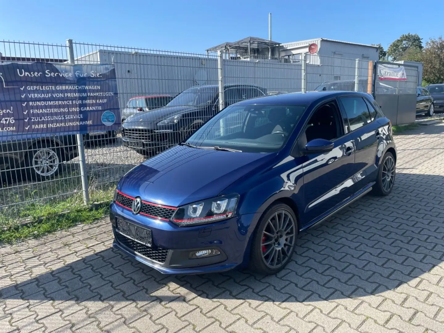 Volkswagen Polo V GTI 1.4 DSG |SPORT|NAVI|KLIMAAUT| Blauw - 1