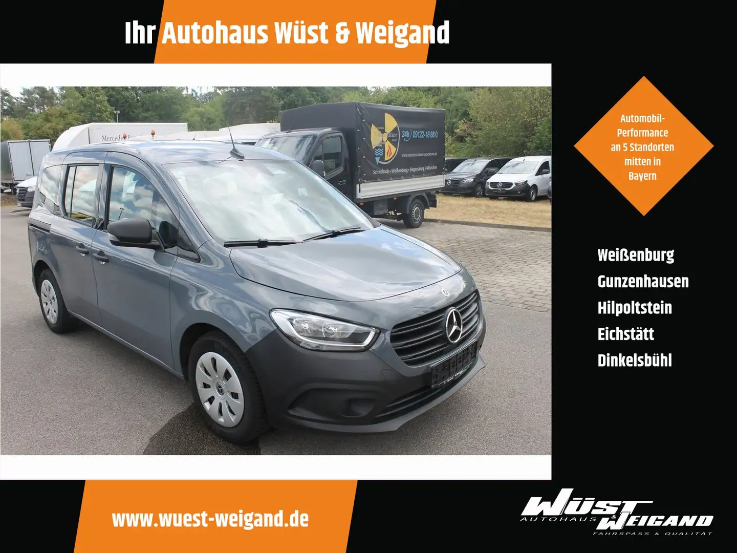 Mercedes-Benz Citan 110 Tourer BASE+lang+Klima+DAB+5-Sitze+ Grijs - 1