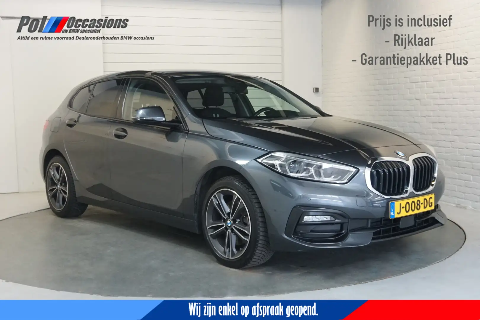 BMW 118 1-serie 118i Sport-line | Sportinter | DAB+ | Auto Gris - 1