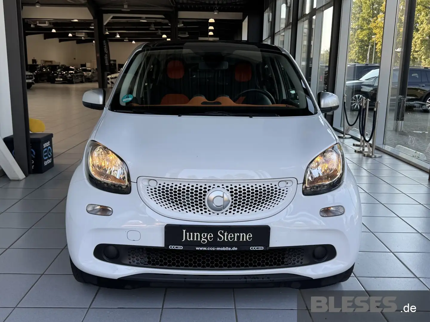 smart forFour 52 kW Passion+Cool & Audio+Pano-Dach+Komfort-P. BC Weiß - 2