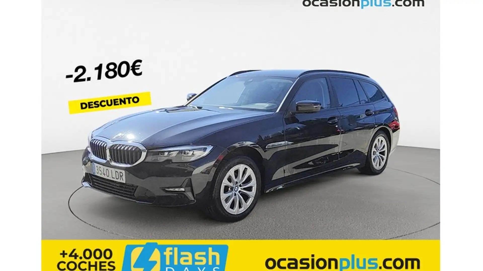 BMW 318 318dA Touring Negro - 1