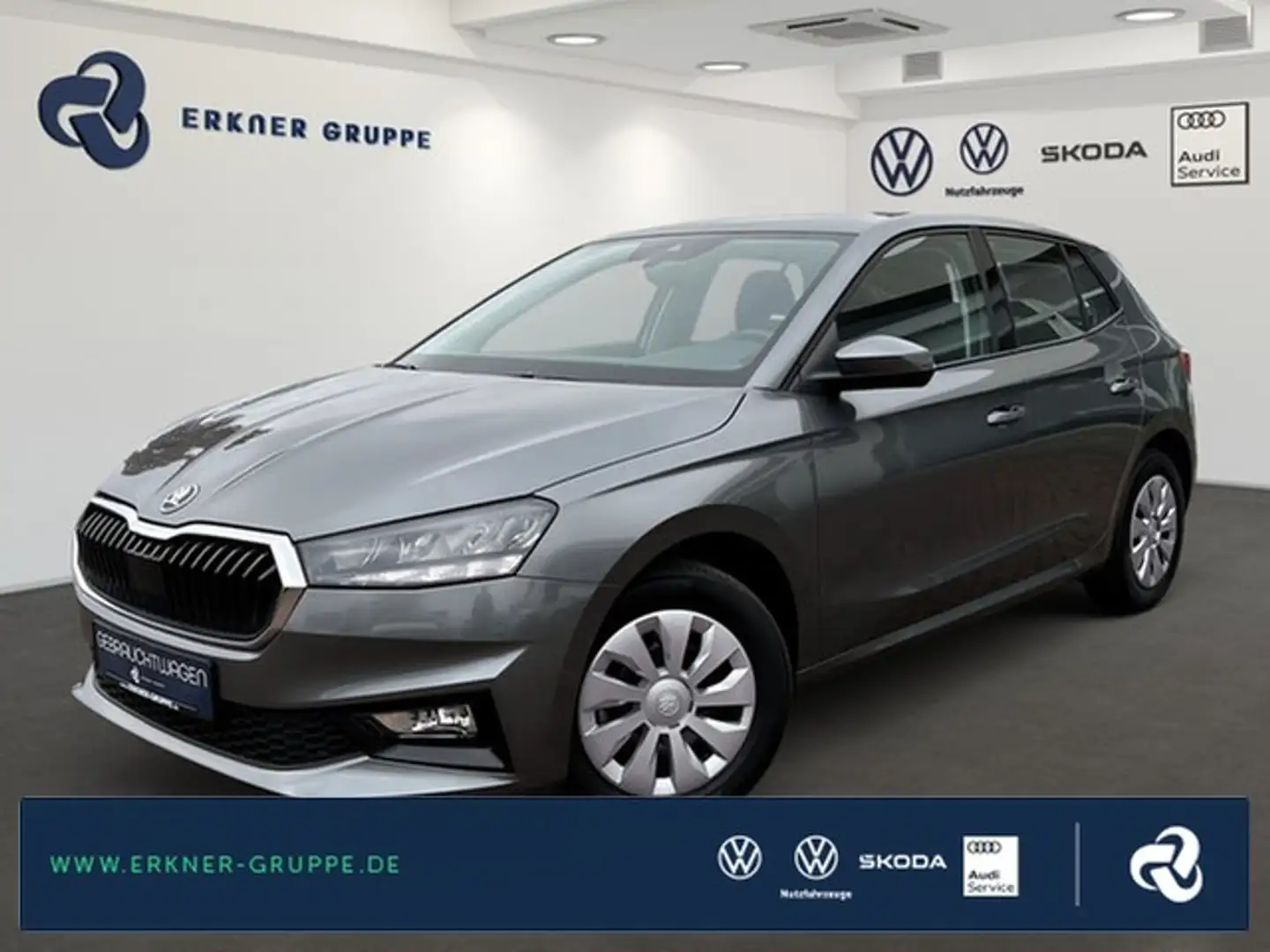 Skoda Fabia 1.0TSI DSG Selection LED+TEMPOMAT+BLUETOOTH+++ Gris - 1