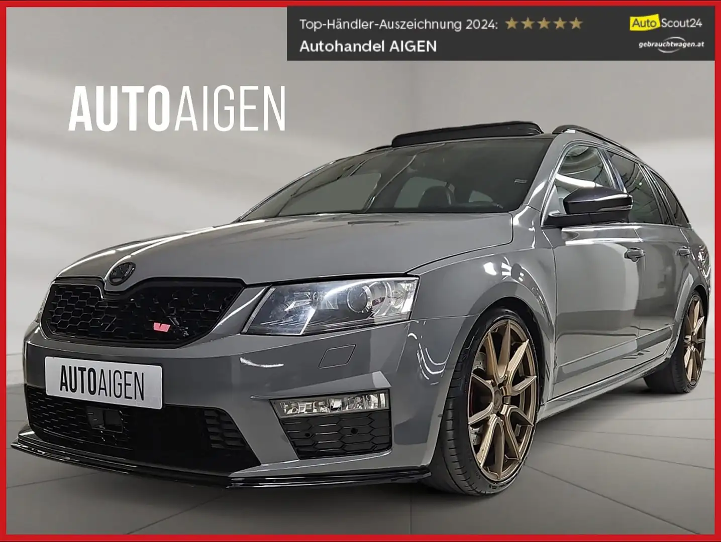 Skoda Octavia RS * CHALLENGE * KAMERA * PANO * ACC * LED * Grau - 1