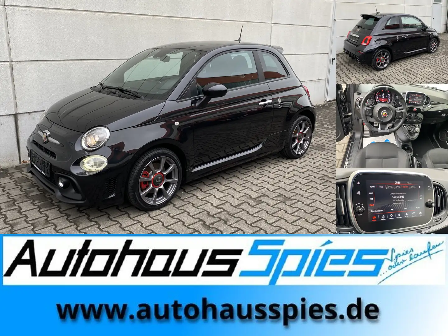 Abarth 595 1.4 T-Jet 16V  DAB CarPlay AndAuto Schwarz - 1