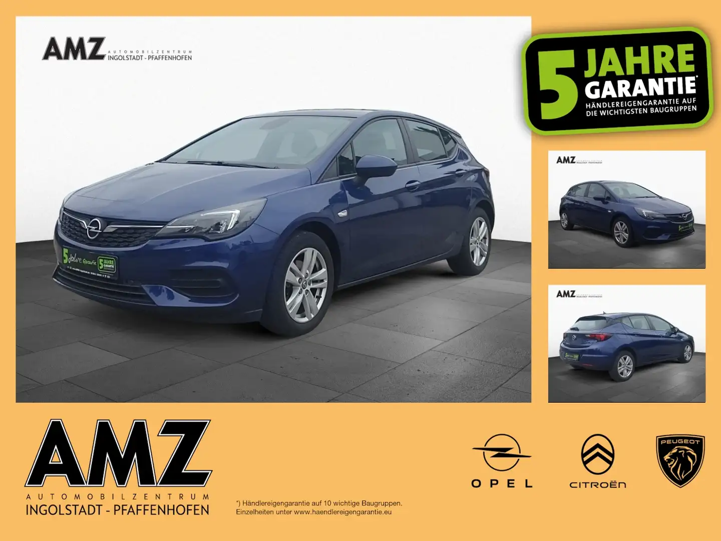 Opel Astra K Edition Winter-pak. Klimaauto KAM PDC Bleu - 1