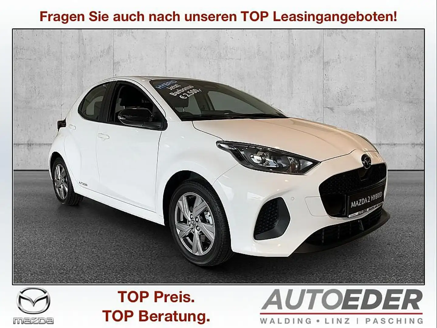 Mazda 2 Mazda2 Hybrid Exclusive Line Aut. Weiß - 1