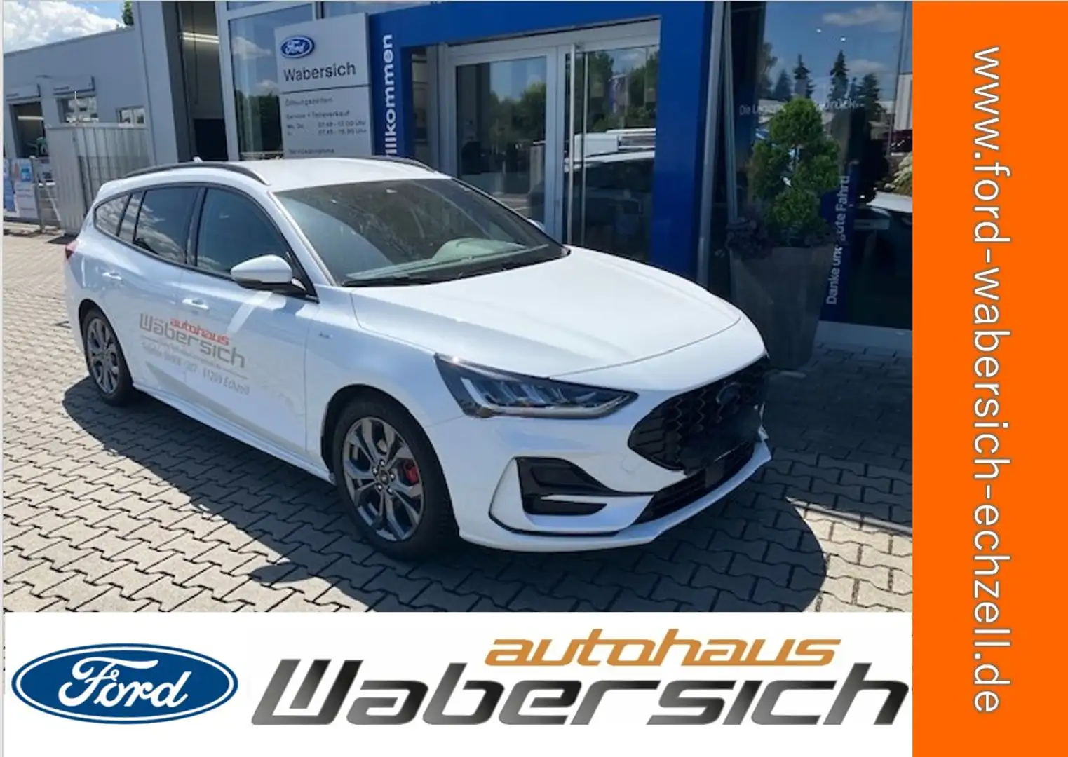 Ford Focus ST-Line Weiß - 1
