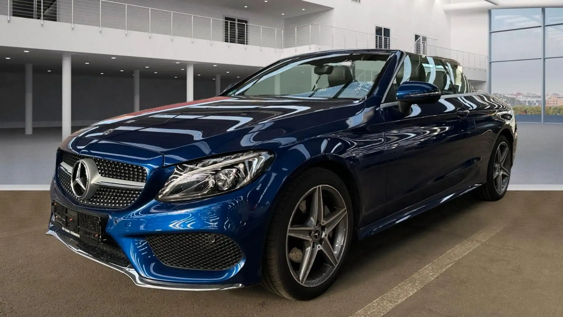 Mercedes-Benz C 200 Mercedes-Benz C 200 CABRIO 9G-TRONIC*Leder*Navi* Bleu - 2