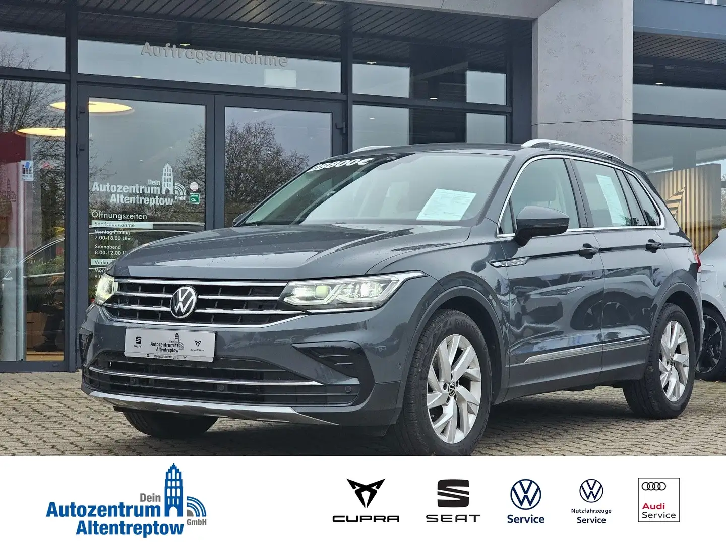 Volkswagen Tiguan 2.0 TDI DSG Elegance ACC MATRIX NAVI FAS Gris - 1
