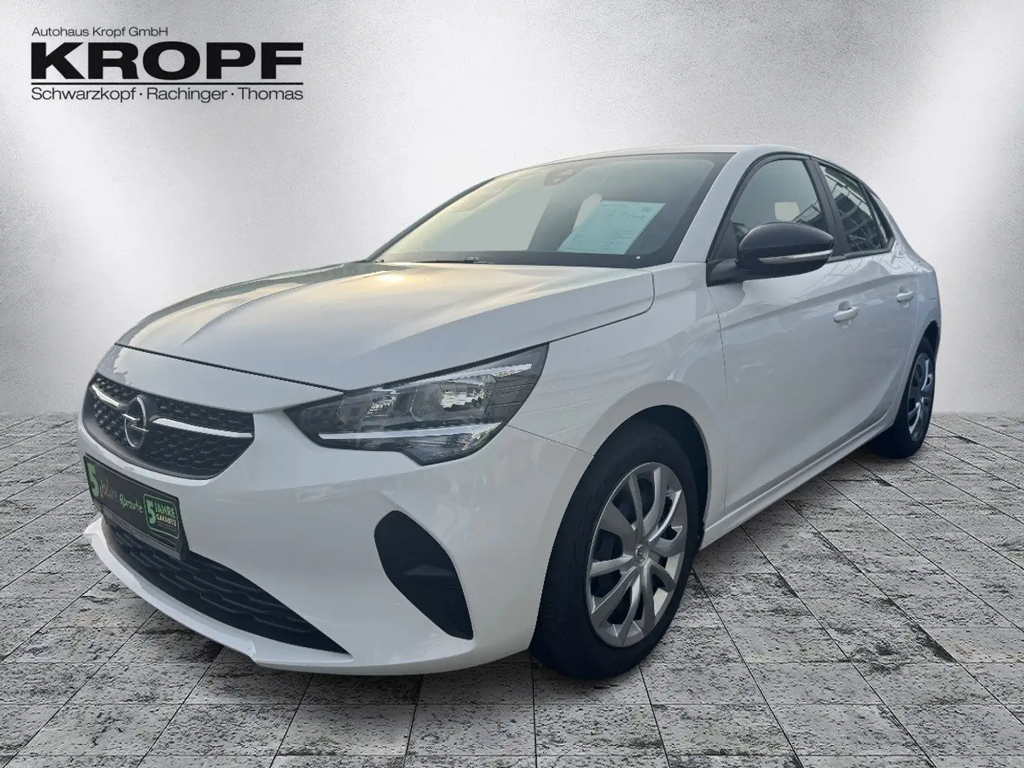 Opel Corsa F 1.2T Edition Fin. ab 2,99% PDC+SHZ+Klima Blanc - 2