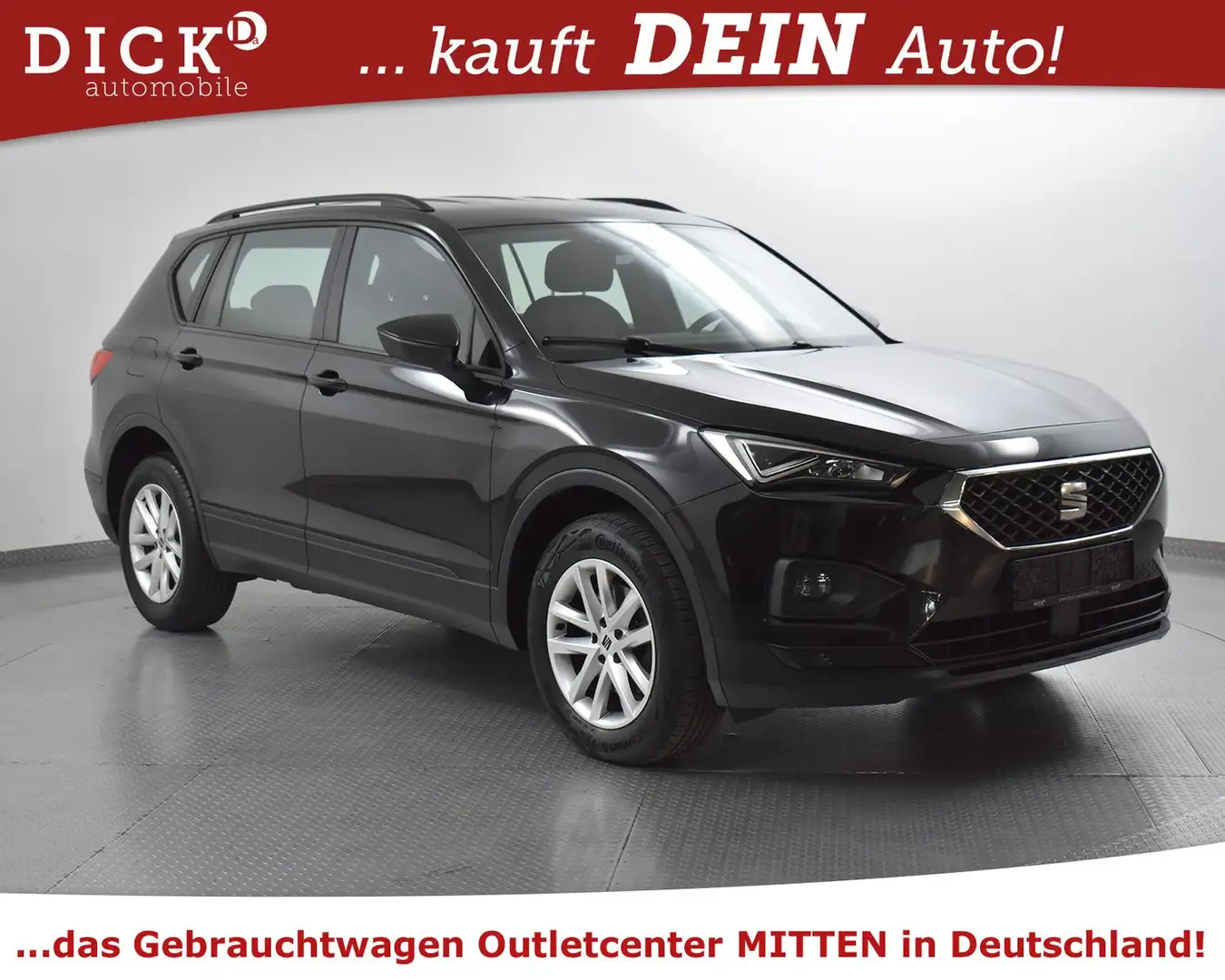 SEAT Tarraco 2.0d Style NAVI+VIRTU+LED+ACC+SHZ+APPLE+ Schwarz - 1