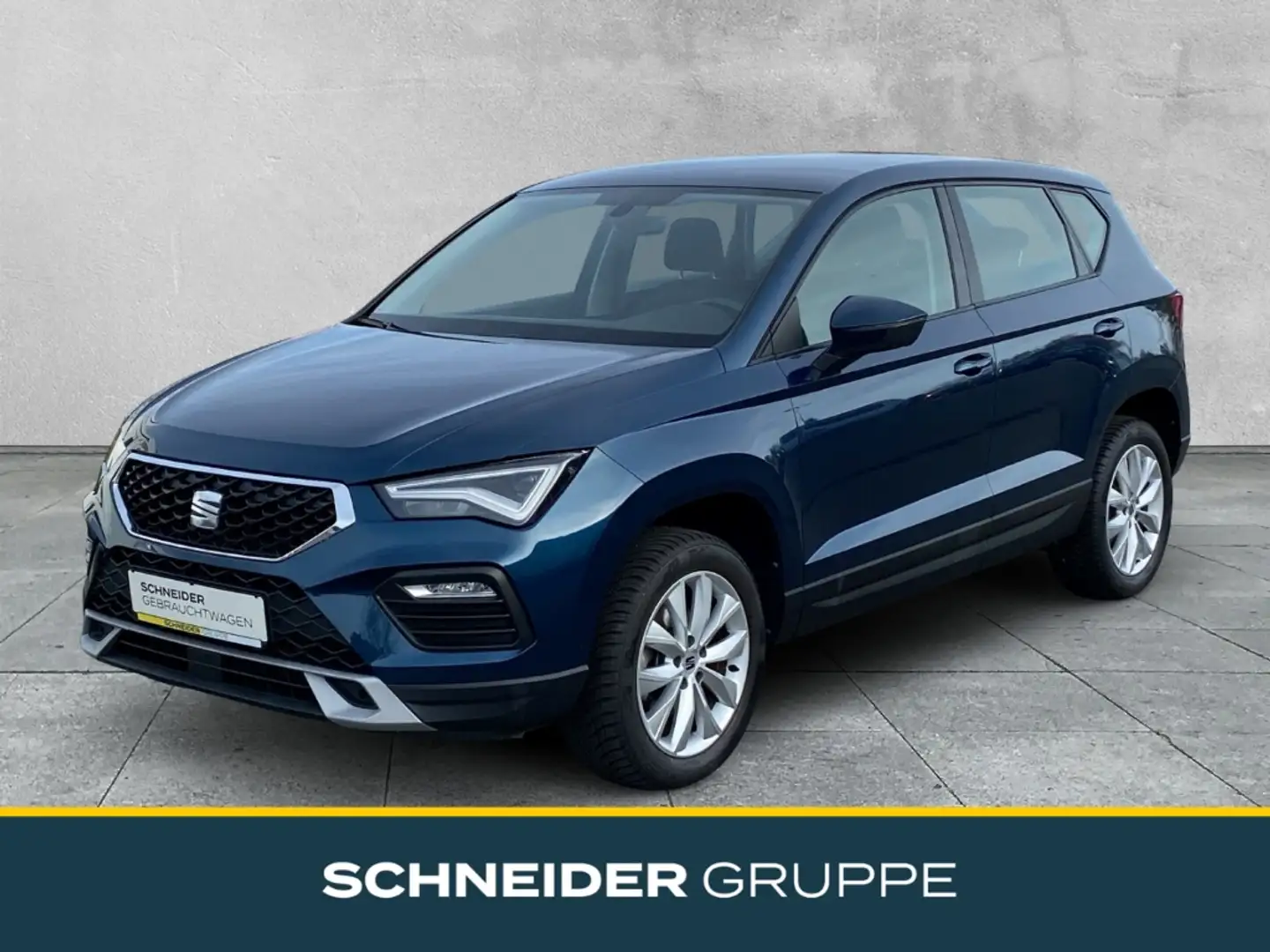 SEAT Ateca STYLE 1.5 TSI DSG Style KLIMA+KAMERA+LED+SHZ+DAB Blau - 1