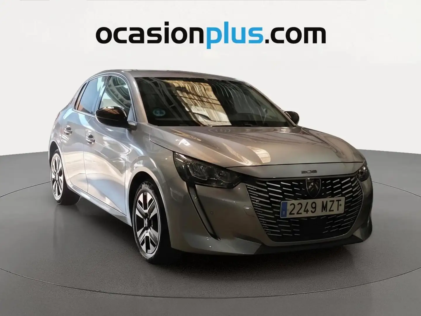 Peugeot 208 1.2 Puretech S&S Allure 100 Gris - 2