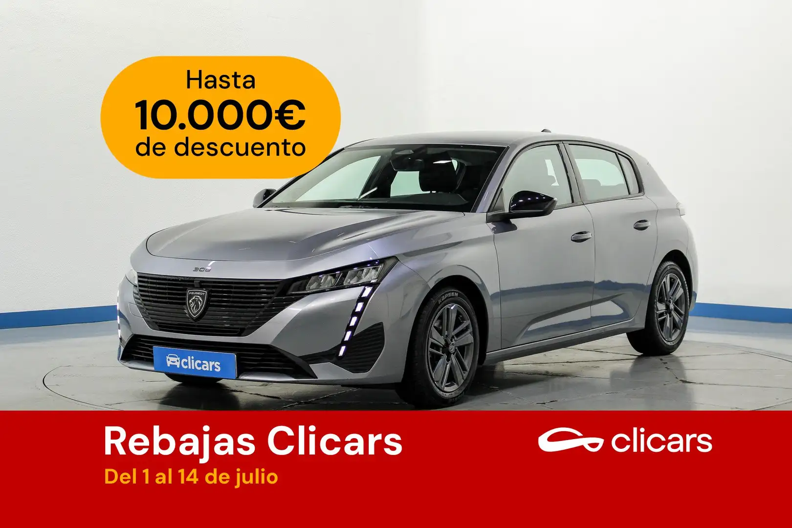 Peugeot 308 1.2 PureTech S&S Active Pack 130 Plateado - 1