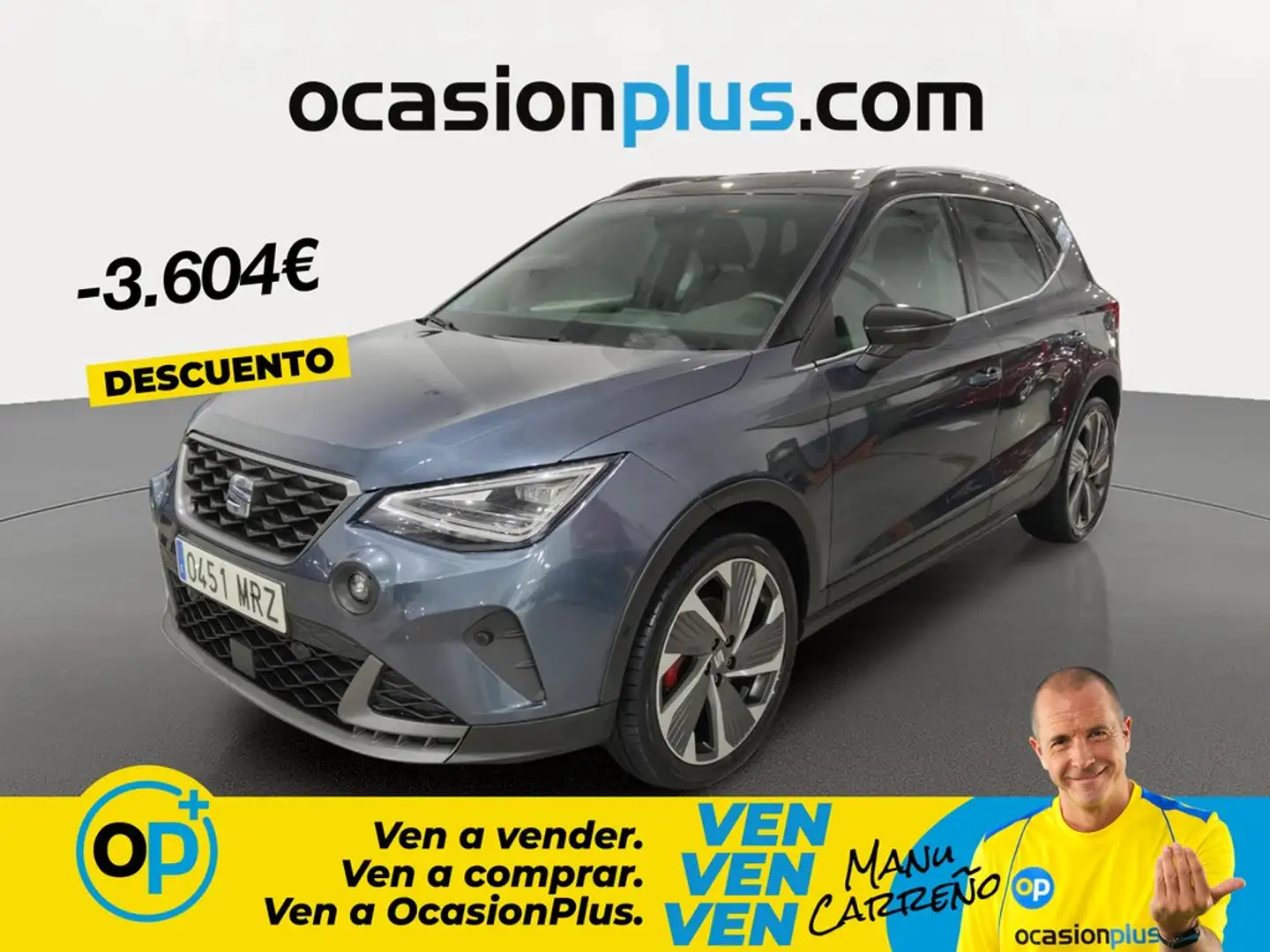 SEAT Arona 1.5 TSI S&S FR DSG7 XM 150 Gris - 1