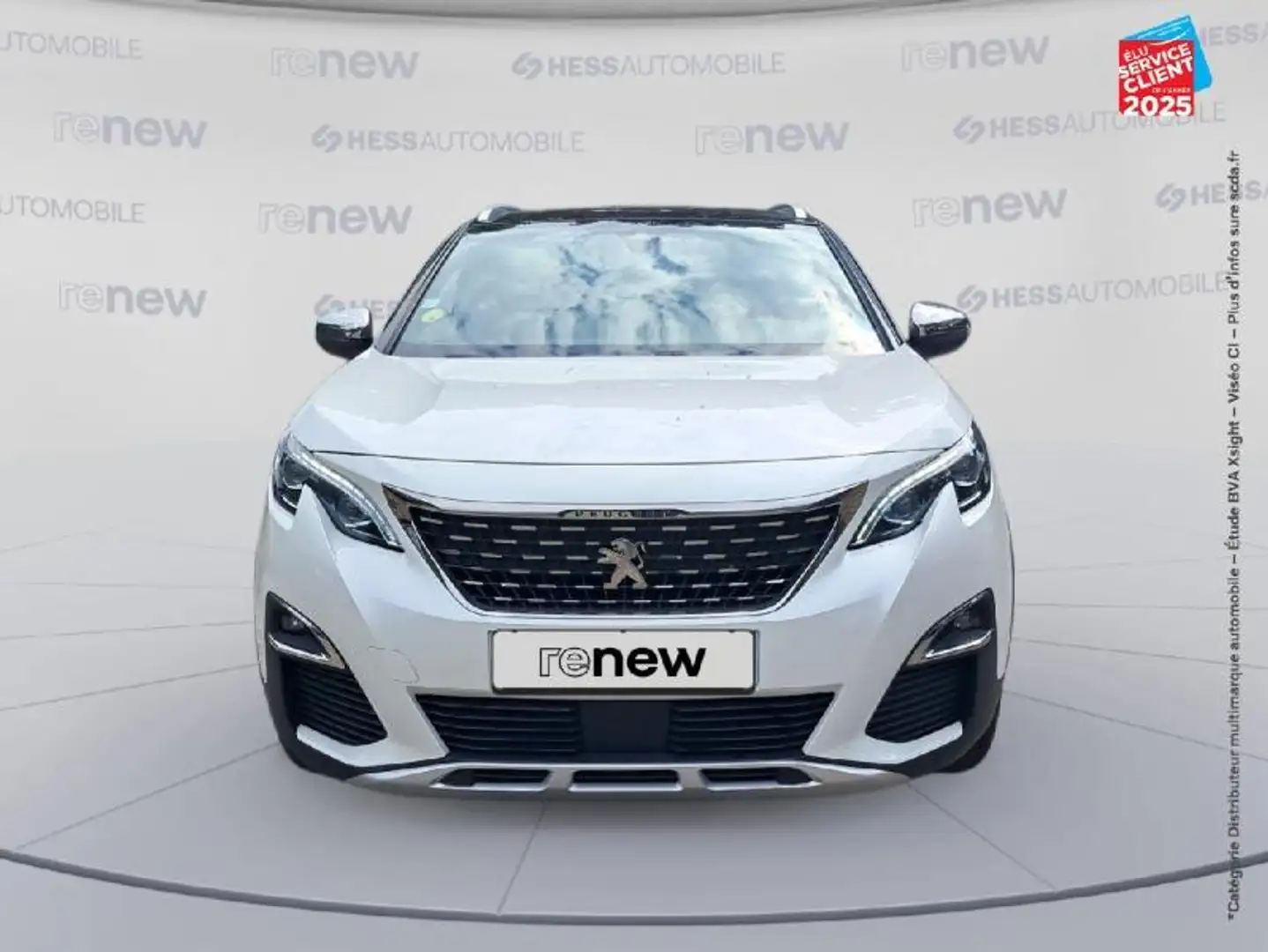 Peugeot 5008 2.0 BlueHDi 180ch GT S/S EAT6 Sieges chauf/cuir GP Blanc - 2