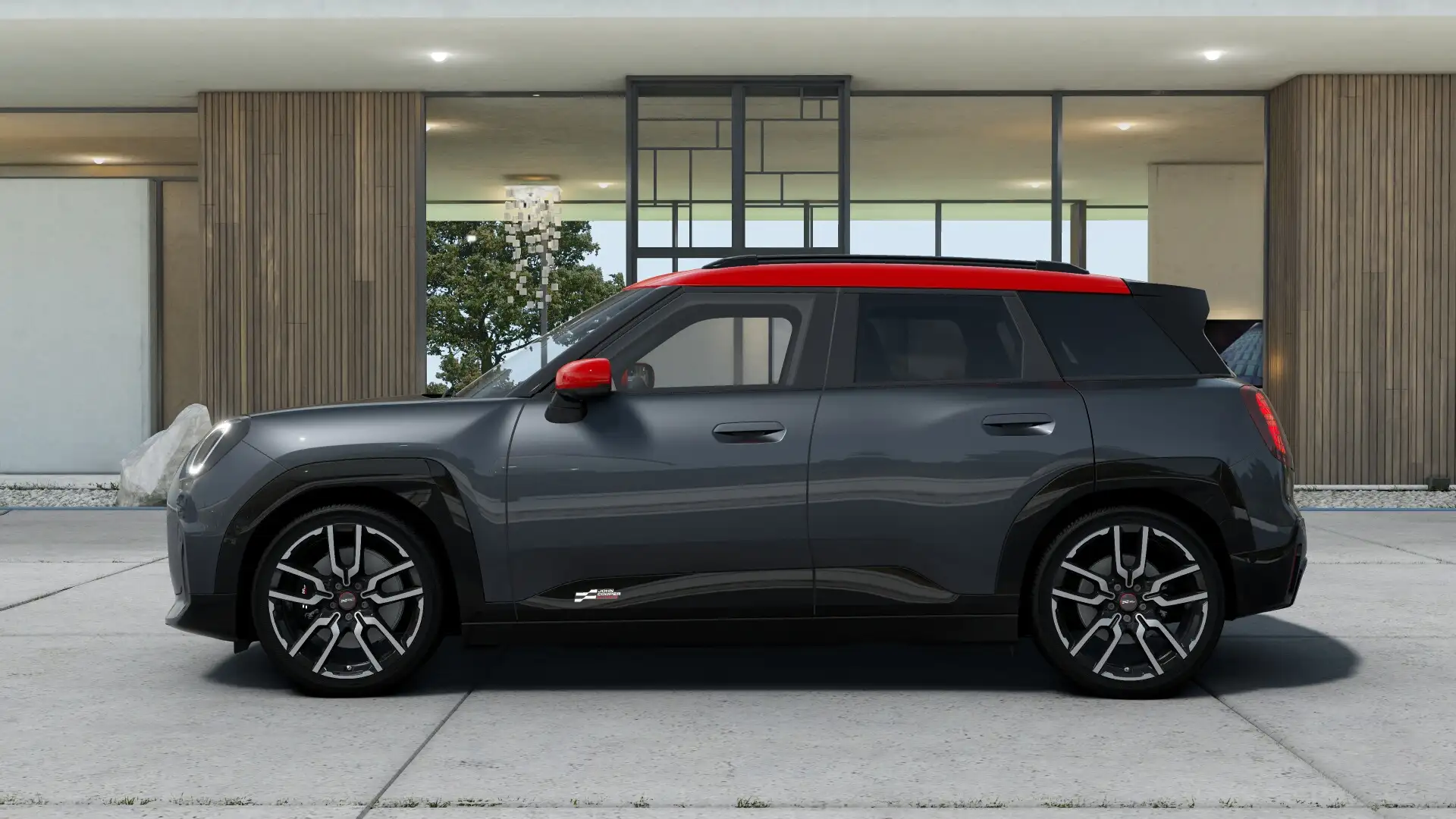 MINI Aceman E John Cooper Works Pakket M PRIVATE LEASE EUR 452 Grigio - 2