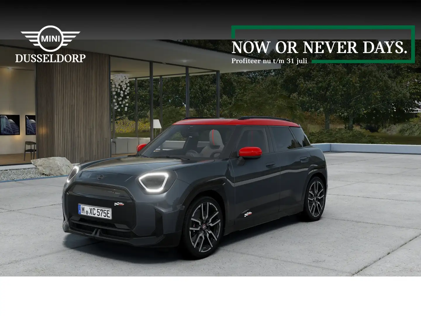 MINI Aceman E John Cooper Works Pakket M PRIVATE LEASE EUR 452 Grigio - 1