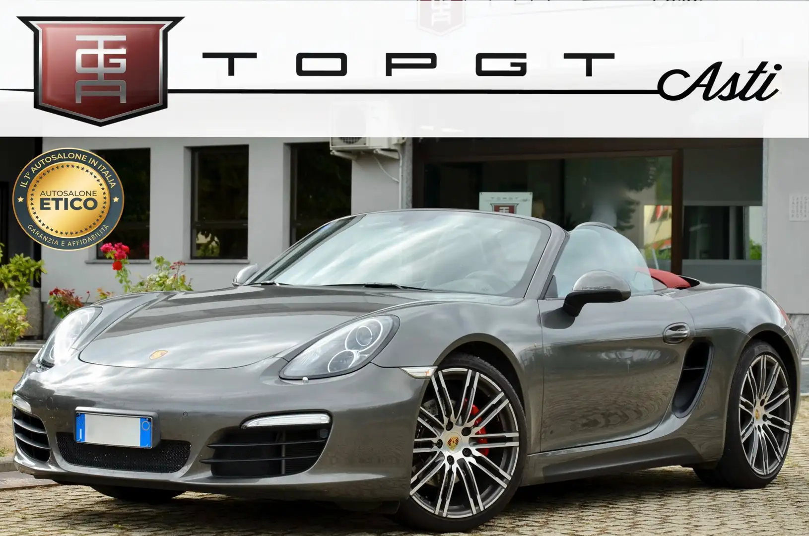 Porsche Boxster Boxster S 981 3.4 315cv PDK, SERVICE PORSCHE Grigio - 1