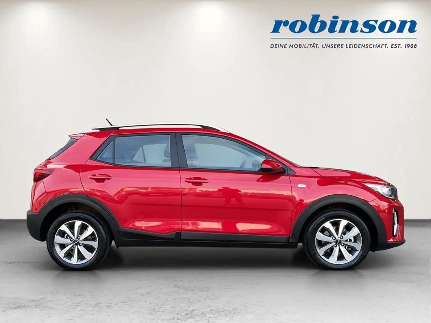 Kia Stonic 1,0 TGDI GPF ISG Silber Rot - 2