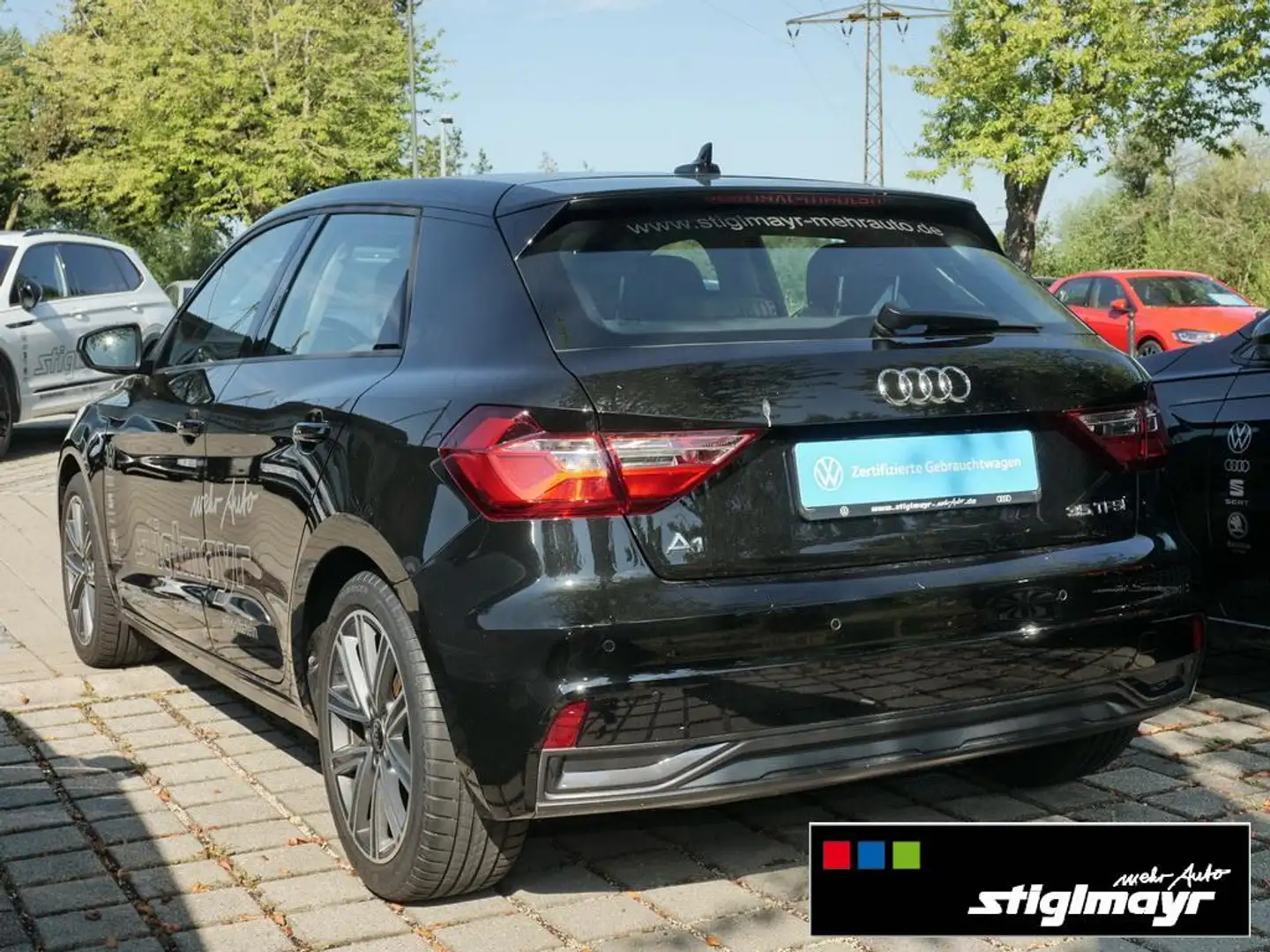 Audi A1 Sportback advanced 35 TFSI S-tronic APPs+PDC Noir - 2