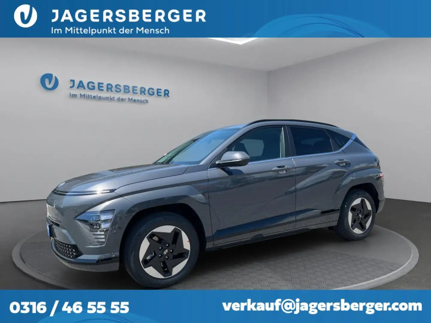 Hyundai KONA EV (SX2) Comfort Line 64,8 kWh k7ec2 Grau - 1