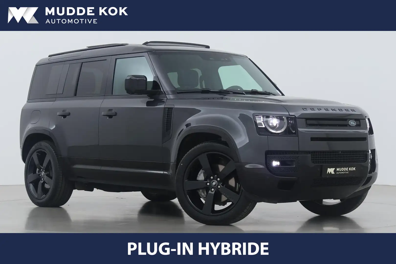 Land Rover Defender P300e 110 X-Dynamic HSE | 6P | Black Pack | ACC | Grijs - 1