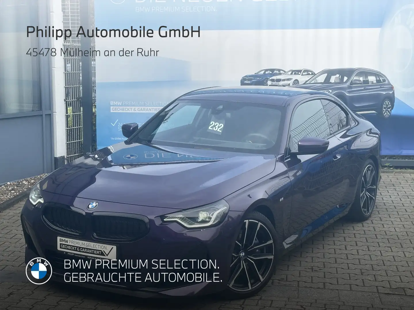 BMW 220 d M Sport Pro Packet Akt.Geschw h&k DAB Violett - 2