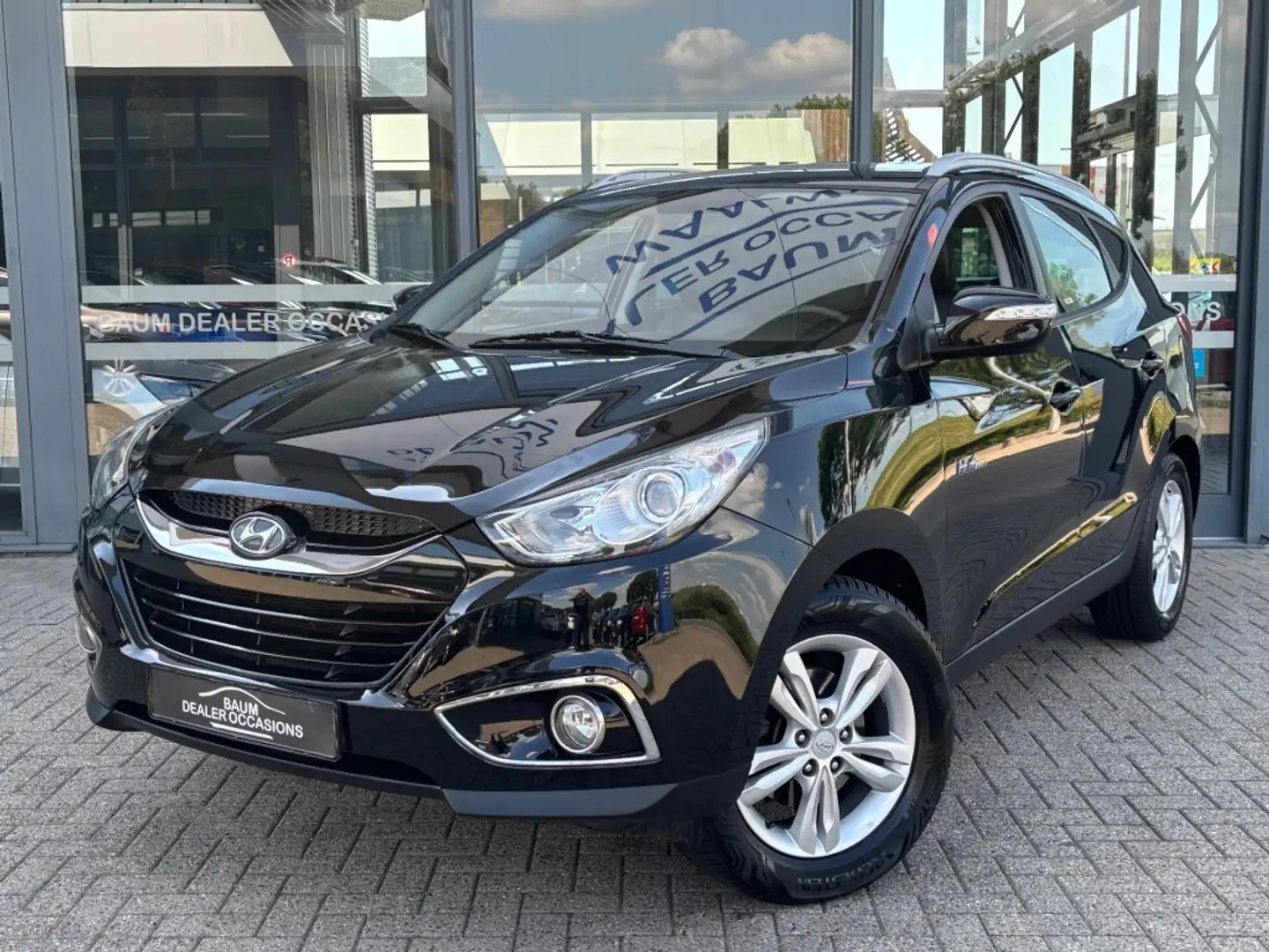 Hyundai iX35 1.6I GDI BUSINESS EDITION LEER AIRCO/ECC NAVI Zwart - 1