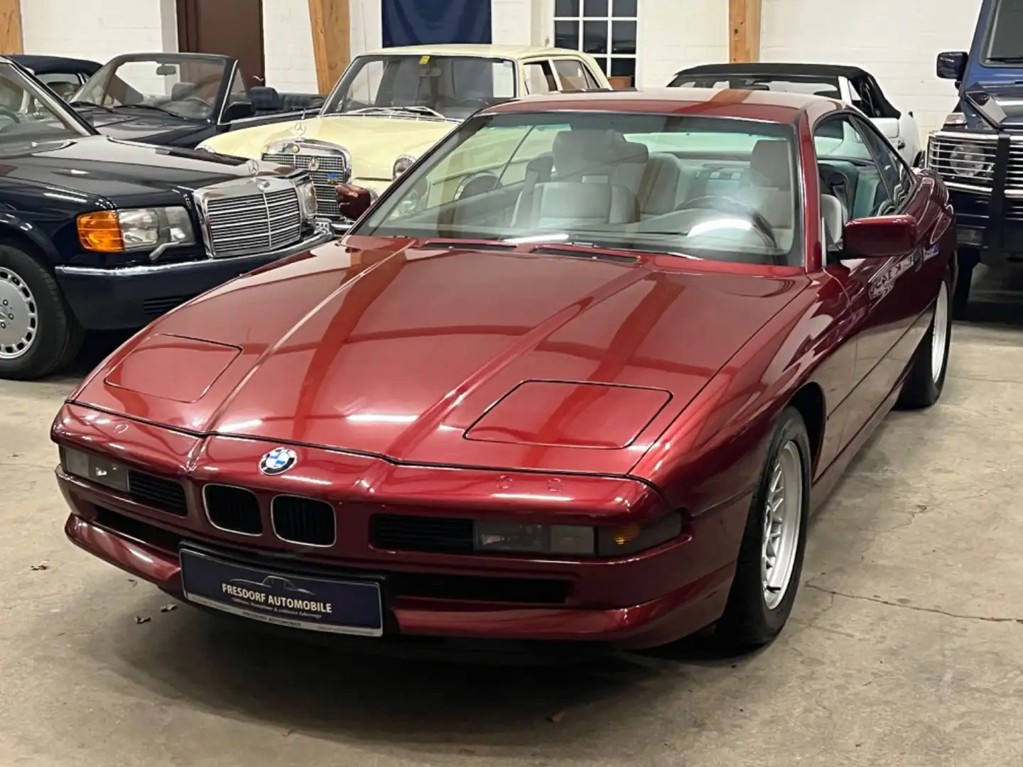 BMW 850 Ci E31 Automatik, Calypsorot, nur 122.000 Km - 2