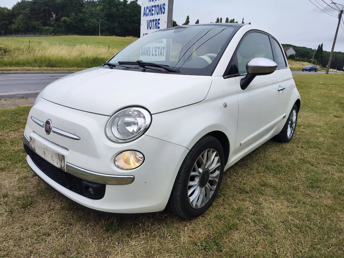 Fiat 500 0.9 !! PROBLEME EMBRAYAGE !! Wit - 1