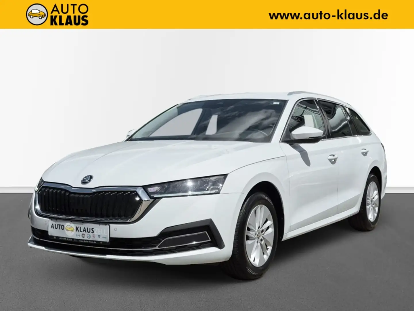 Skoda Octavia 2.0 TDI Combi LED CarPlay PDC RFK Klimaauto. Weiß - 1
