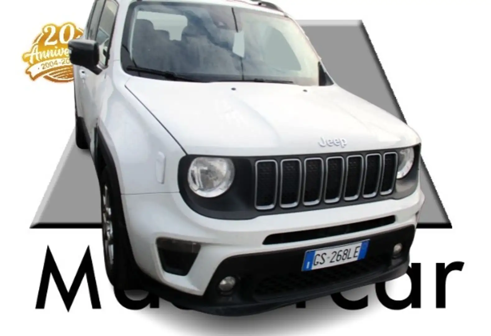 Jeep Renegade 1.5 turbo t4 mhev Limited 2wd 130cv DCT -  GS268LE Blanc - 1