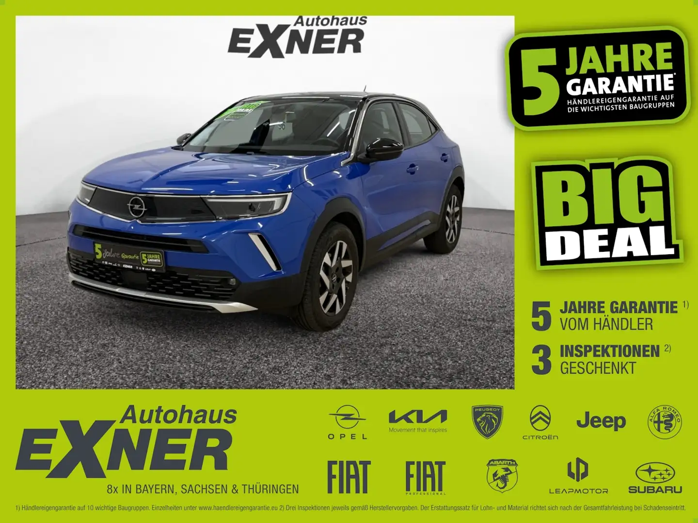 Opel Mokka-E ELEGANCE *11kW OBC* Blau - 1