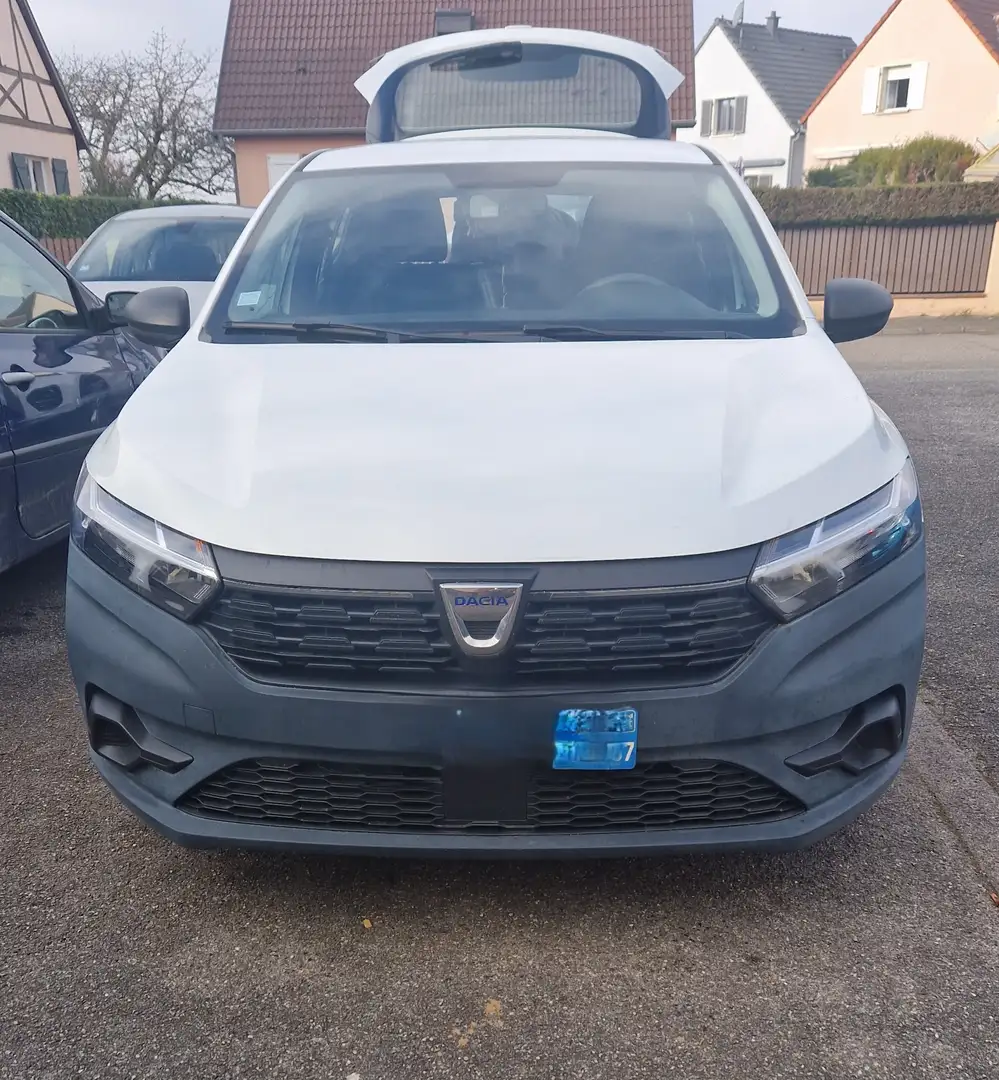 Dacia Sandero SCe 65 Access 4.0 CV Blanc - 1