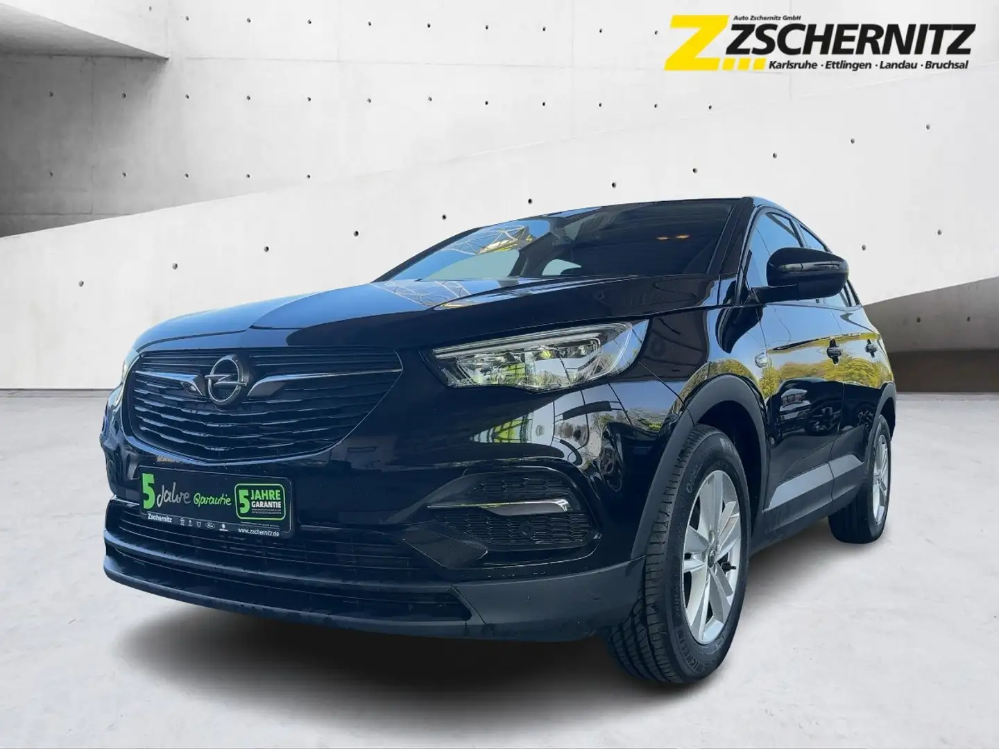 Opel Grandland X 1.2 Turbo Edition FLA LM LED Navi AHK Schwarz - 1