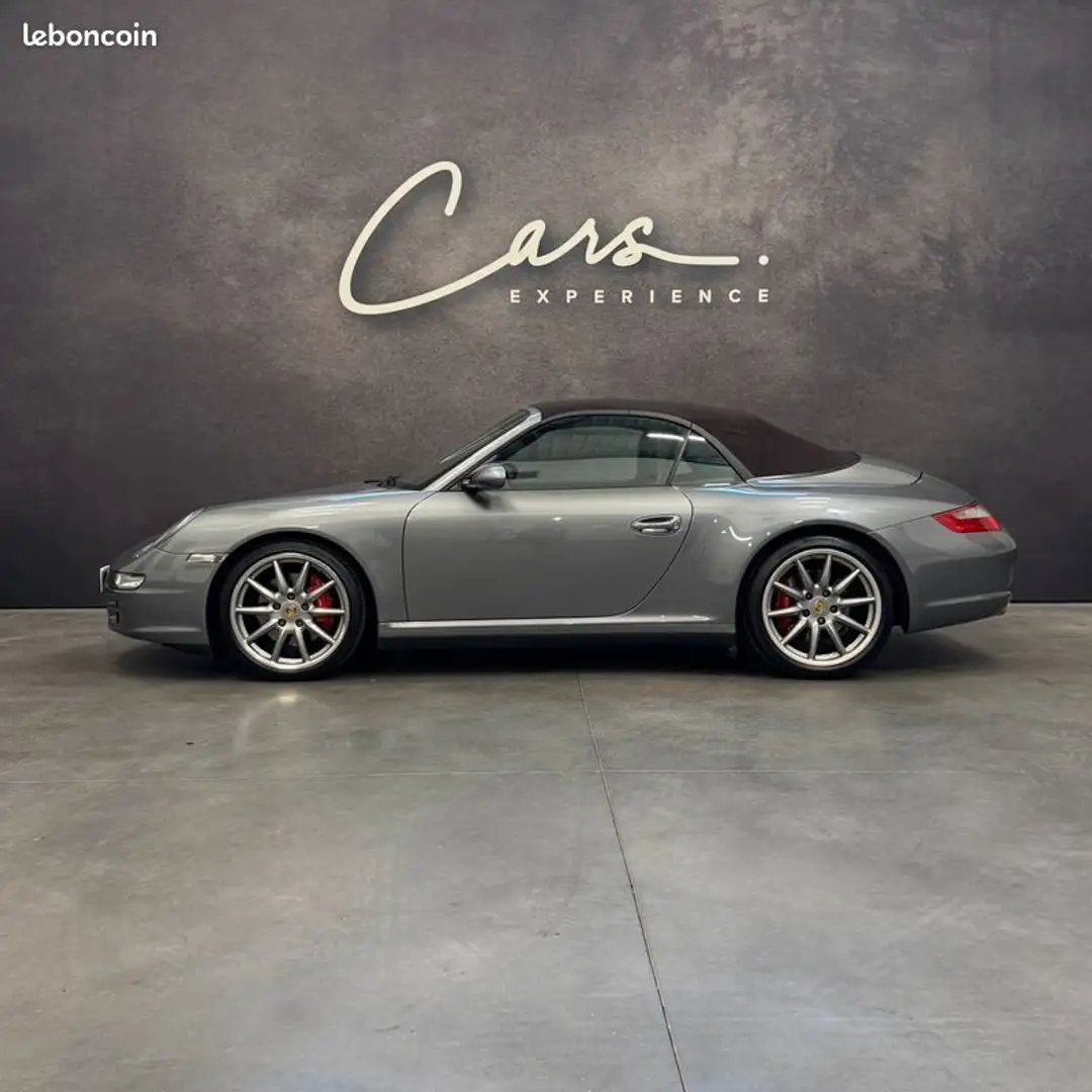 Porsche 997 997 Phase 1 Carrera 4S Cabriolet 3.8 355 cv – IMMAT FRANCE GPS FULL CUIR 25K d’OPTIONS - Gris - 2