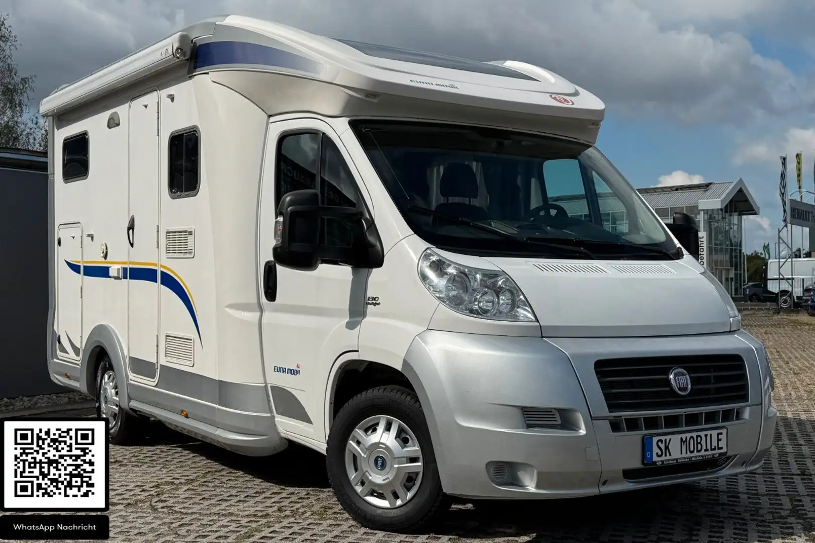 Euramobil T 590FB Terrestra*Pano*InterKlima*Garage*TrumaHz Wit - 1
