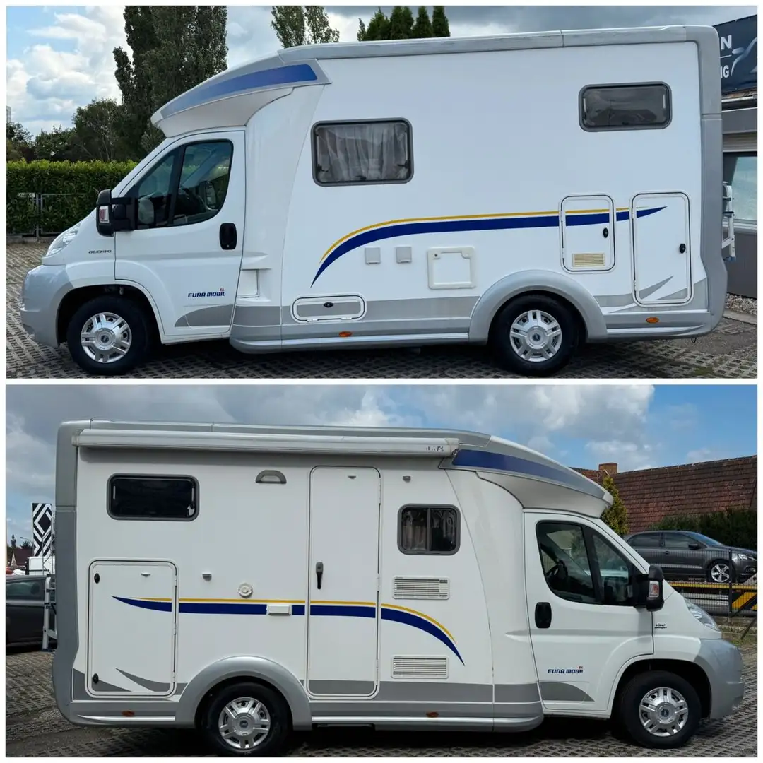 Euramobil T 590FB Terrestra*Pano*InterKlima*Garage*TrumaHz Wit - 2