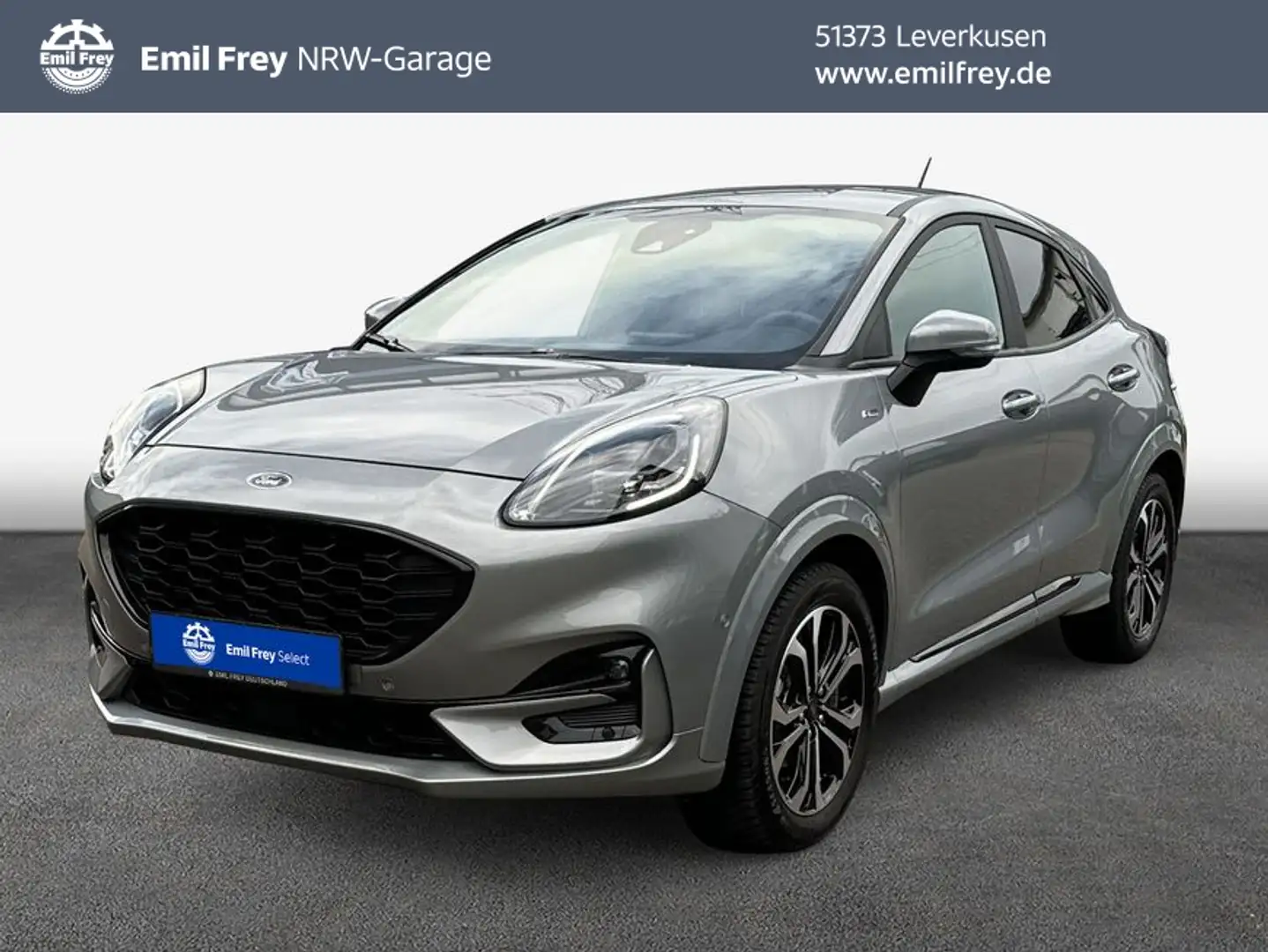 Ford Puma 1.0 EB Hybrid Aut. ST-LINE, Navi, Shz, Gjr Argent - 1