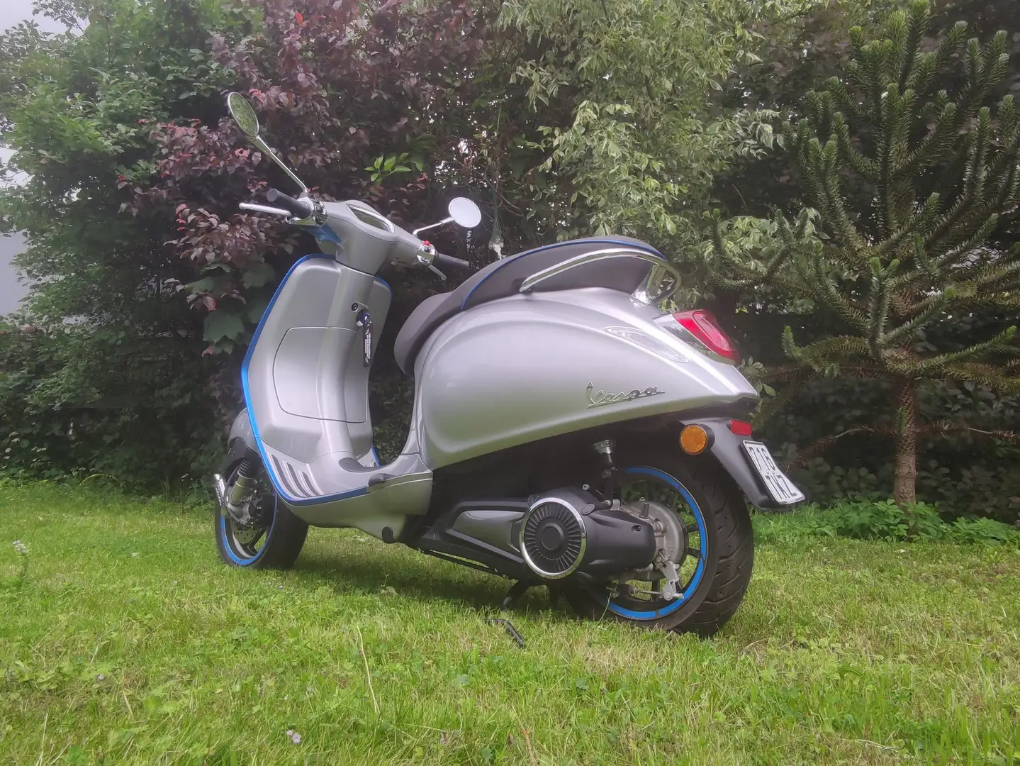 Vespa Elettrica 45km/h Argintiu - 1