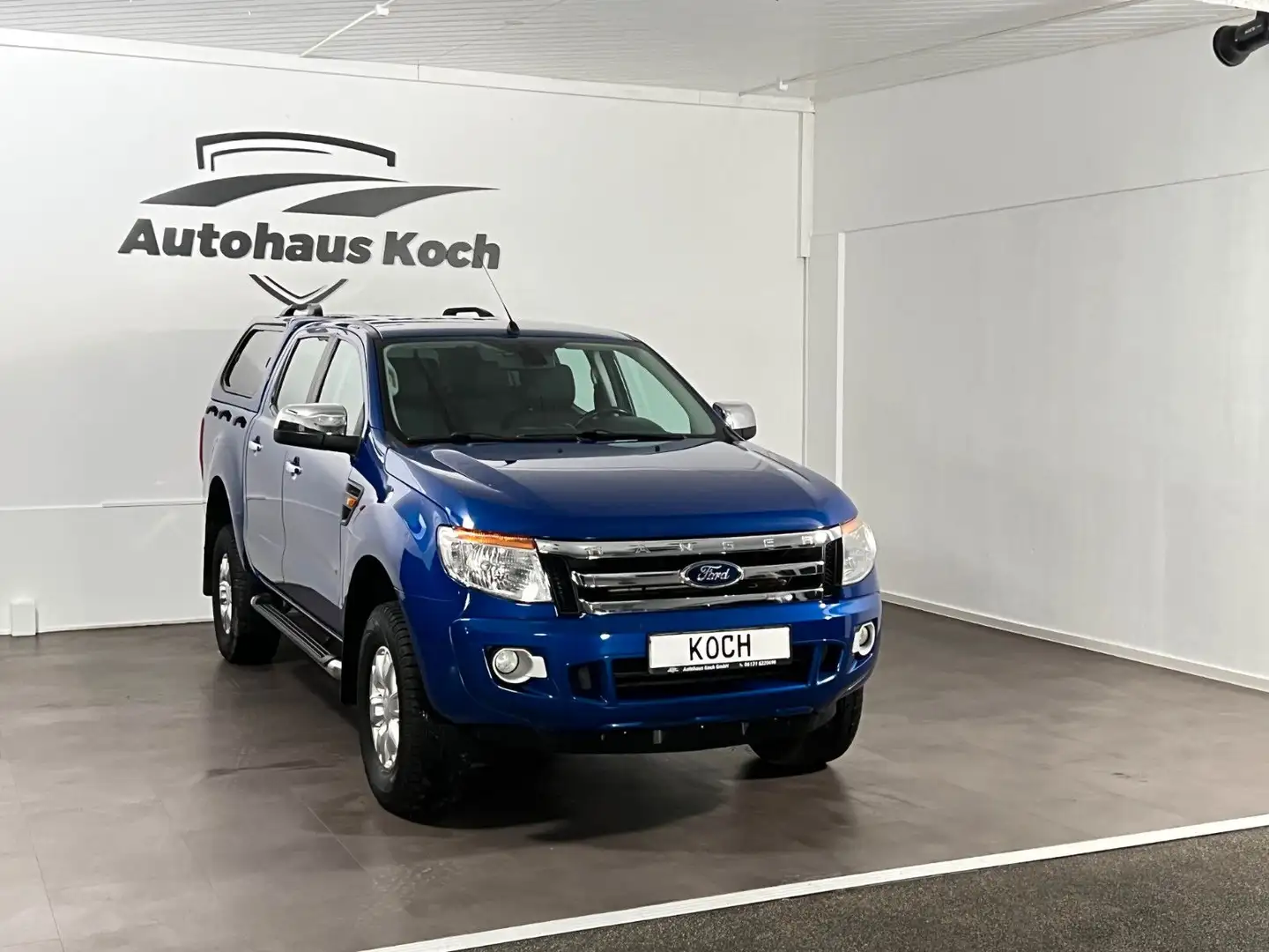 Ford Ranger RANGER DoKa 4X4 MIT HOCHWERTIGEM HARDTOP! Blau - 1