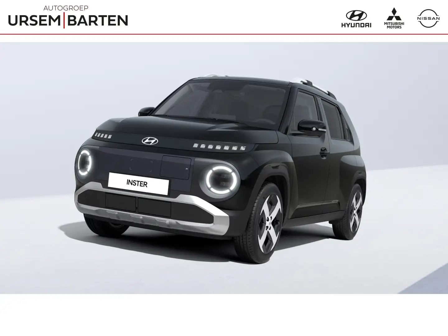 Hyundai Inster Evolve 49 kWh | Tech Pack + Winter Pack | Abyss Bl Zwart - 1