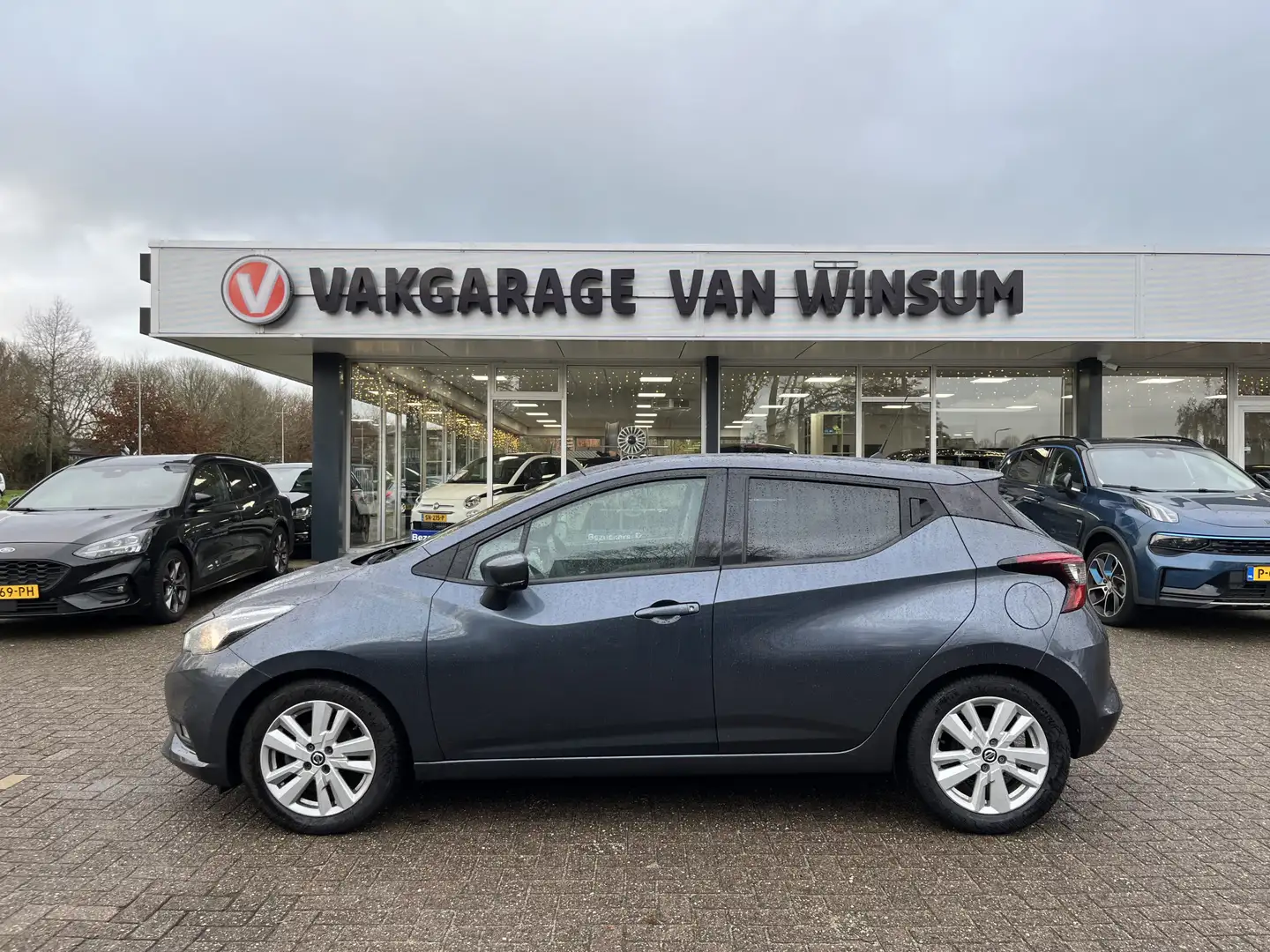 Nissan Micra 1.0 IG-T N-Connecta Navi Cruise Lmv Pdc Nap Grijs - 2