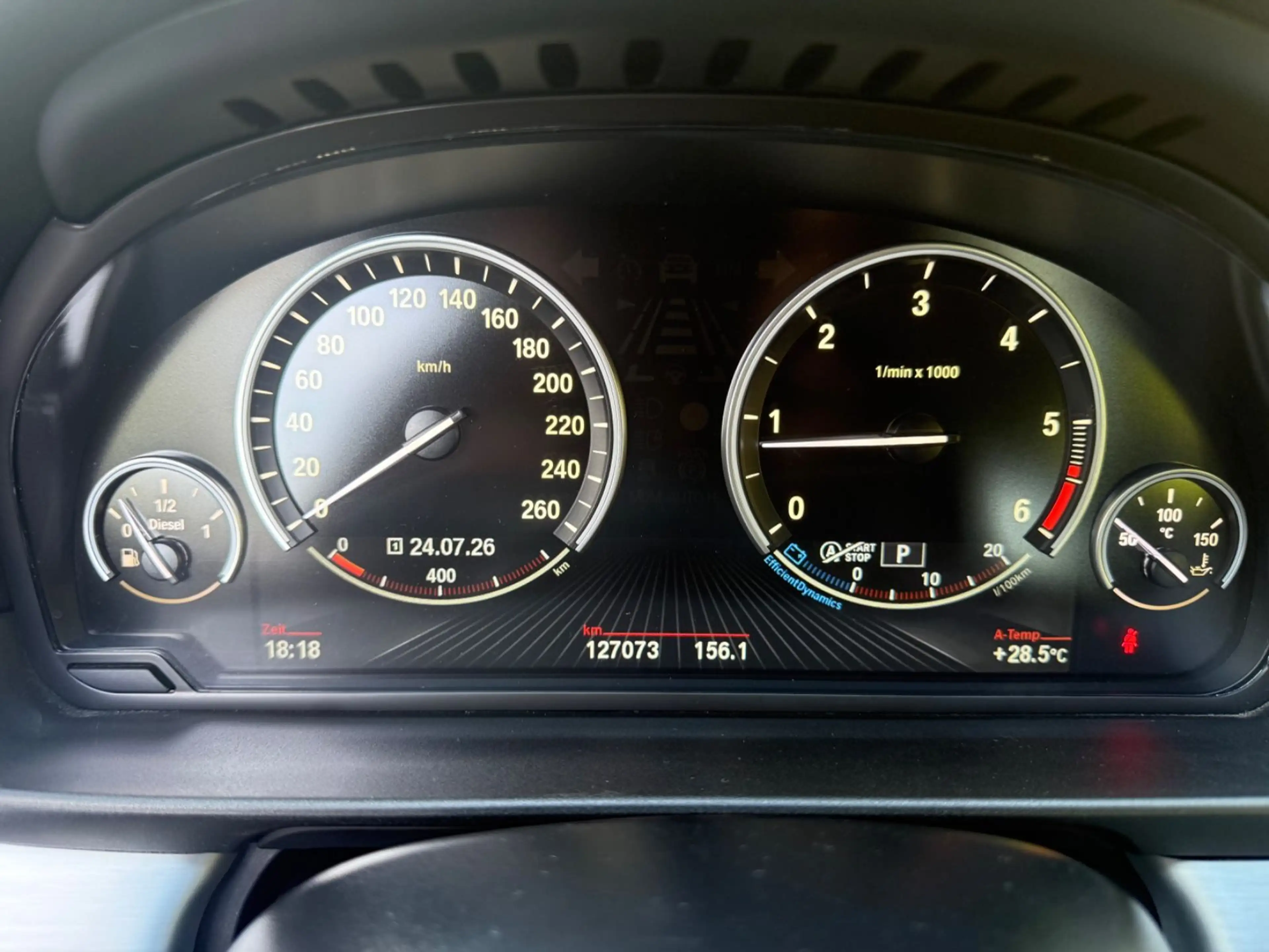 BMW 525 Touring 525 d xDrive AHK Head-Up Display — photo 9