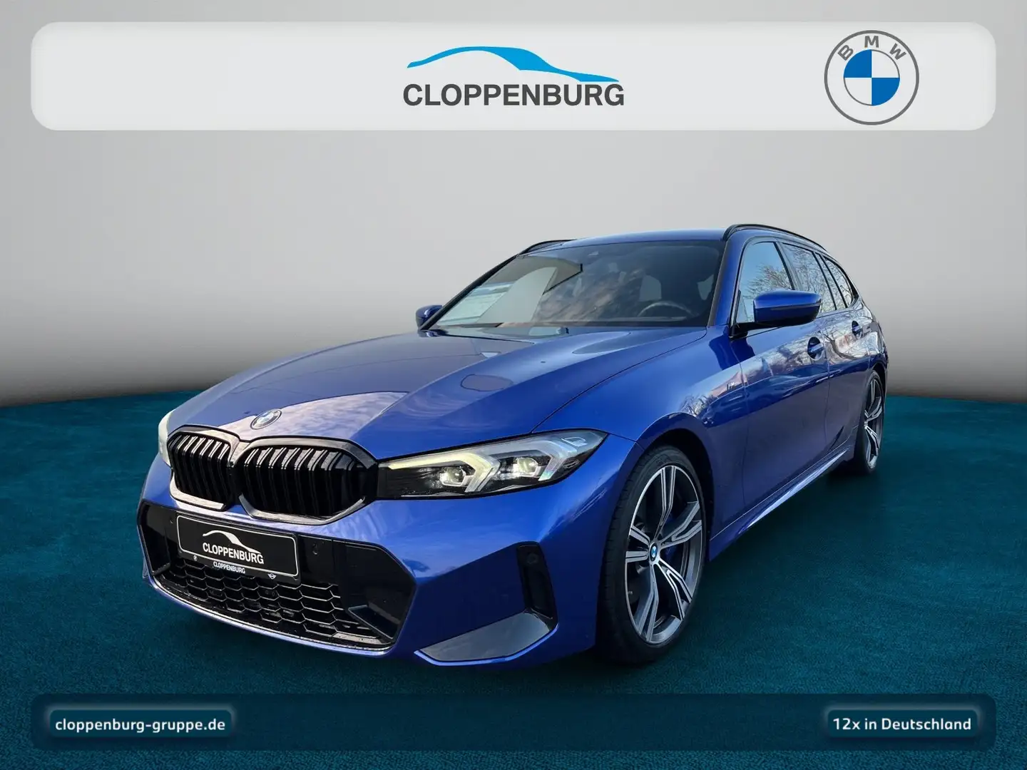 BMW 330 i Touring M Sportpaket Navi+SHZ+KeyGO+HiFi+BT Blau - 1