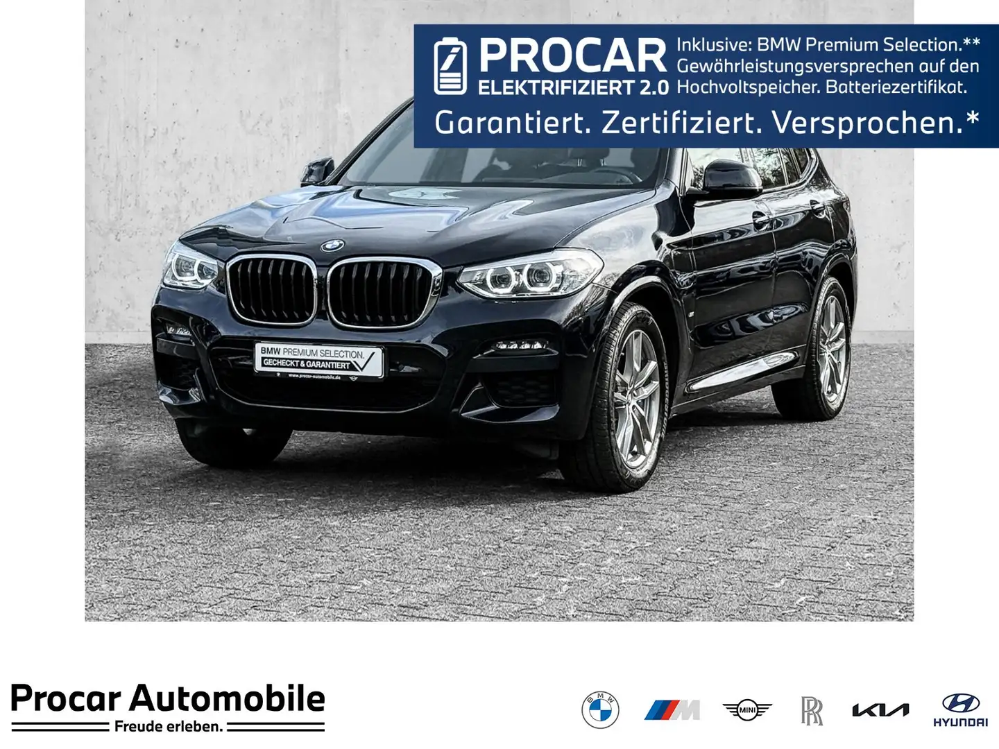 BMW X3 xDrive30e M-SPORT+HUD+AHK+RFK+NAVI+LED+HIFI Schwarz - 1